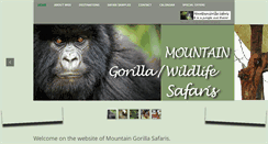 Desktop Screenshot of mountain-gorilla-safaris.com